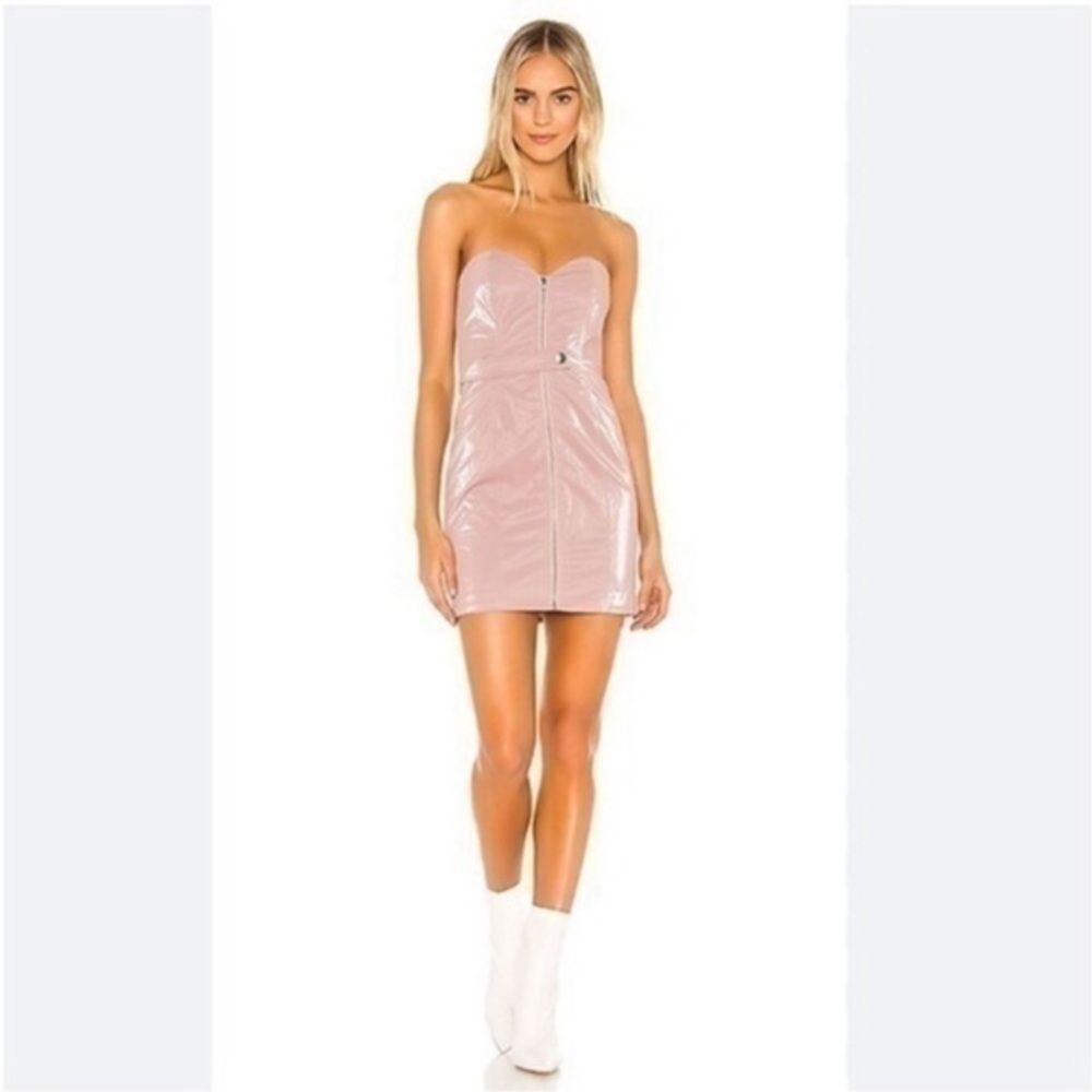 Revolve h:ours Dress Mona Mini in Blush